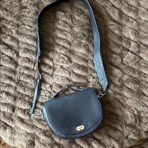 Draper James Elegant Blue Crossbody Bag